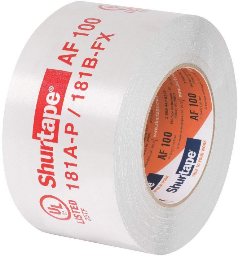 thumbnail image 2 of Shurtape AF 099 UL Listed Aluminum Foil Tape – 2.5" X 55yd – Cold Weather, Made In USA 2 of 6